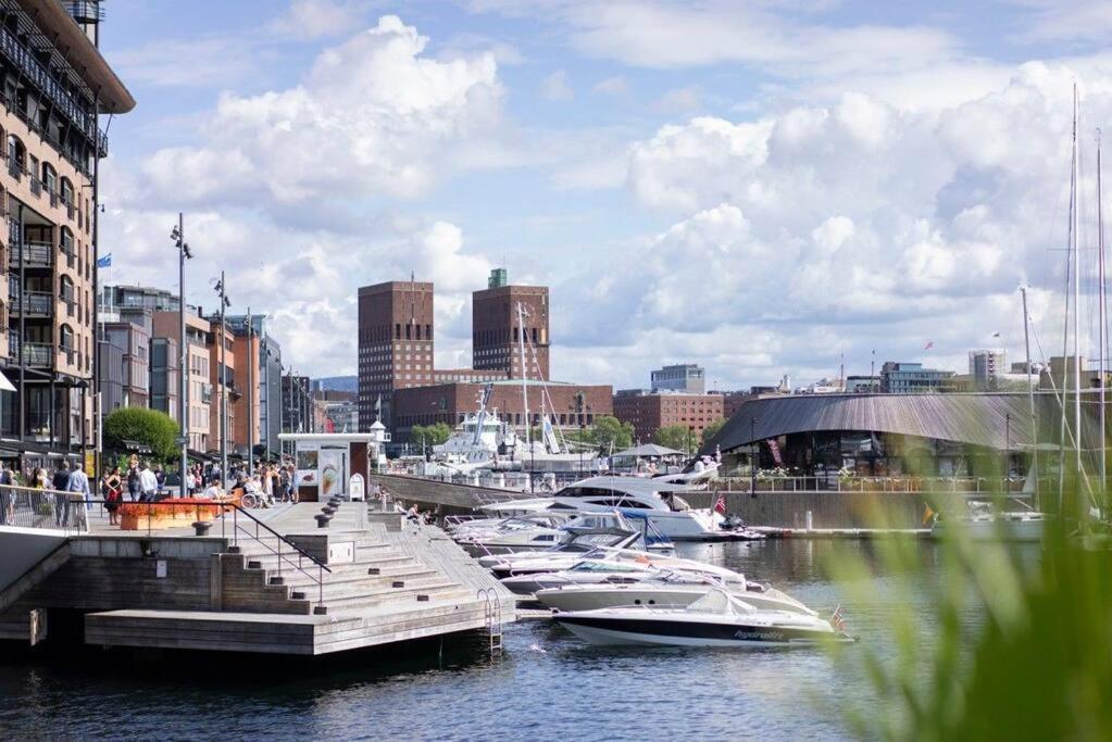 Tjuvholmen / Aker Brygge - Most Expensive Area In Oslo!アパートメント エクステリア 写真